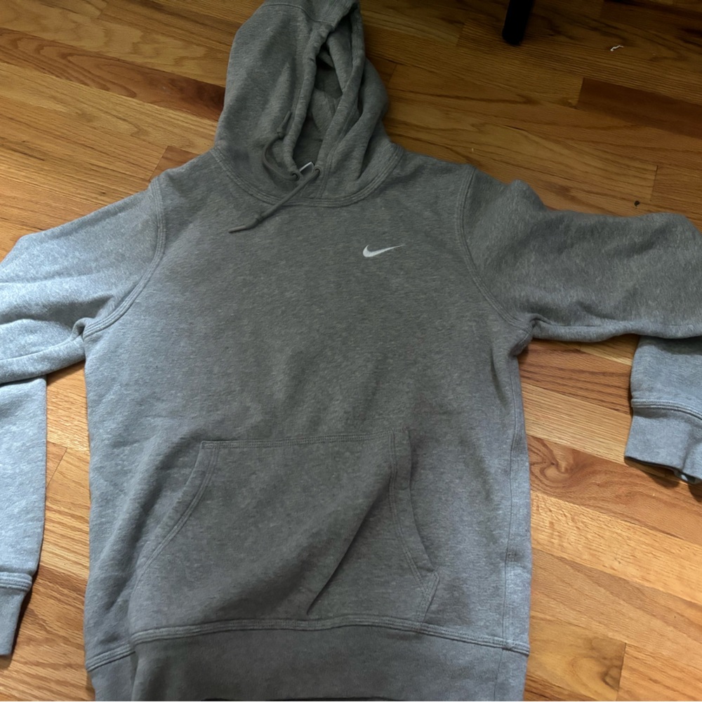 Gray Nike sweatshirt